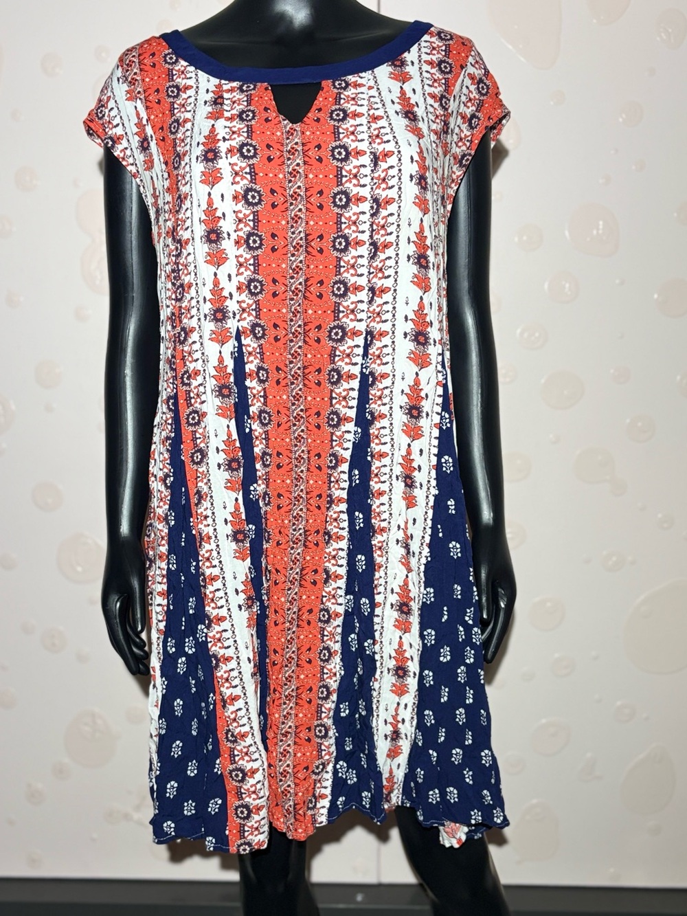 Maeve by Anthropologie Canadice Patchwork Paisley Swing Dress - Size XL